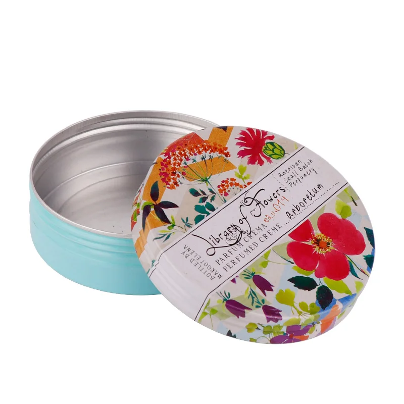 China supplier 1-8 colors printing embossed food grade aluminium jar for food and cosmetic