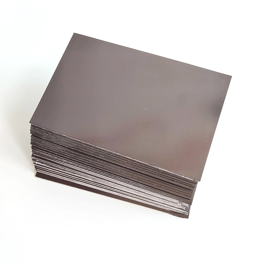 AMC High Quality Magnetic Flexible Rubber Isotropic Magnet Vinyl A4 Sheet Roll Strong 3M Tape Adhesive Magnets rubber magnet