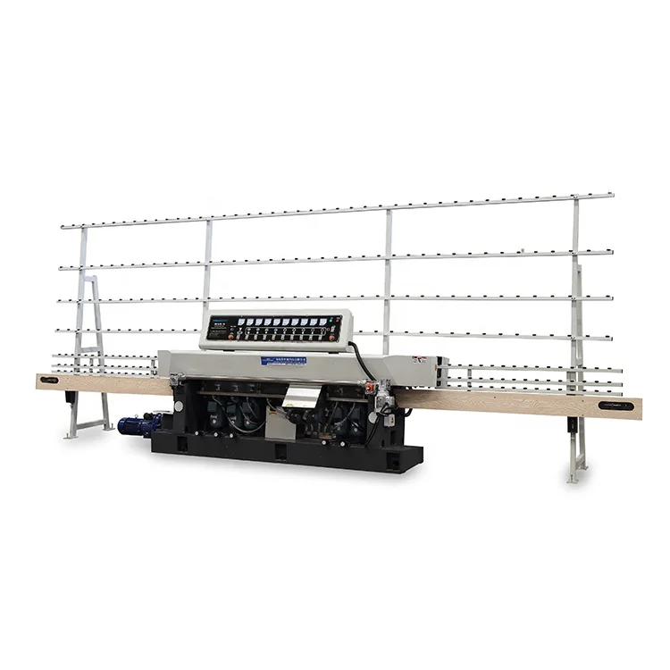 AUTOMATIC MANLING MLZ-9325 GLASS POLISHING MACHINE 45 DEGREE FLAT EDGING MACHINE GLASS PROCESSING MACHINE GOOD PRICE