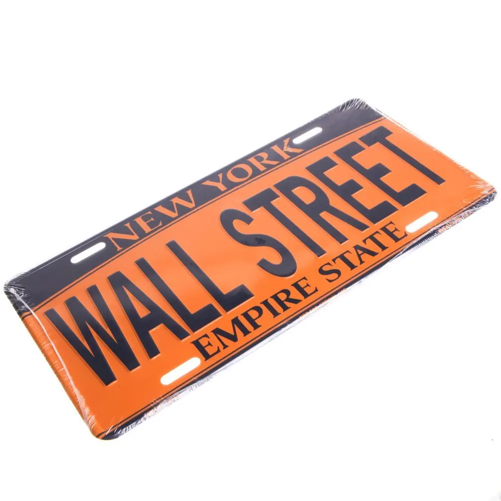 Недорогие винтажные металлические автомобильные номерные знаки для декора, Прямая поставка с фабрики