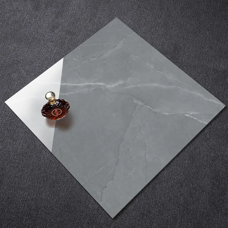 Glazed Marble Full Body Bathroom Floor Tiles 600x600 With Interior Bathroom Flooring Balcony Grey Color Porcelain Tile Flooring