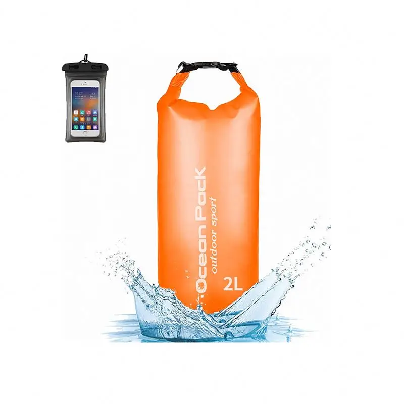Nylon waterproof dry bag polyester PVC bag for Beach Boating Hiking Camping Fishing Outdoor