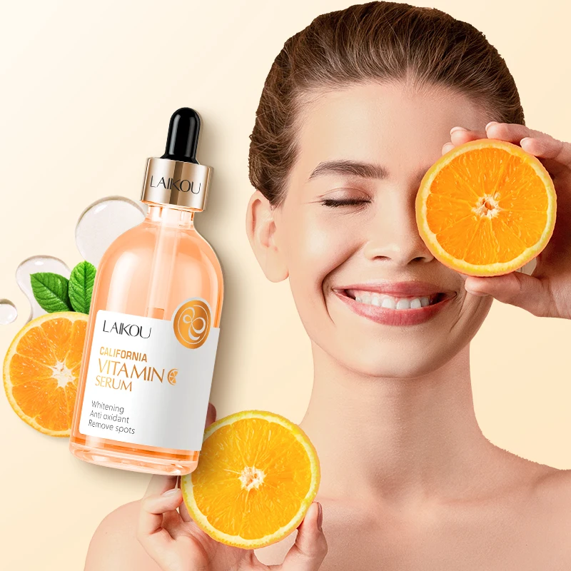 Private Label Organic Facial Serum Skin Care Lightening Hyaluronic Acid Vitamin C Serum