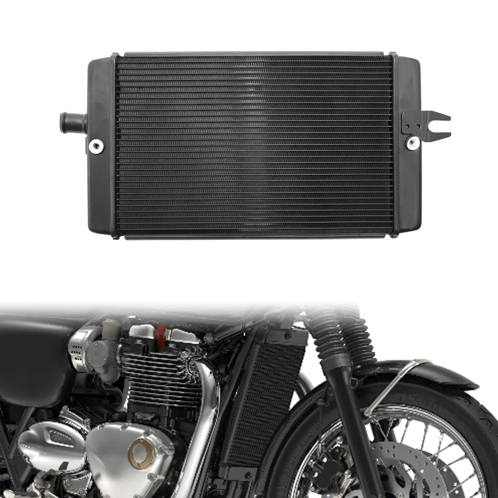 TCMT XF-M375 радиатор охлаждения, пригодный для Triumph 900 Street Twin 16-18 Bonneville T120