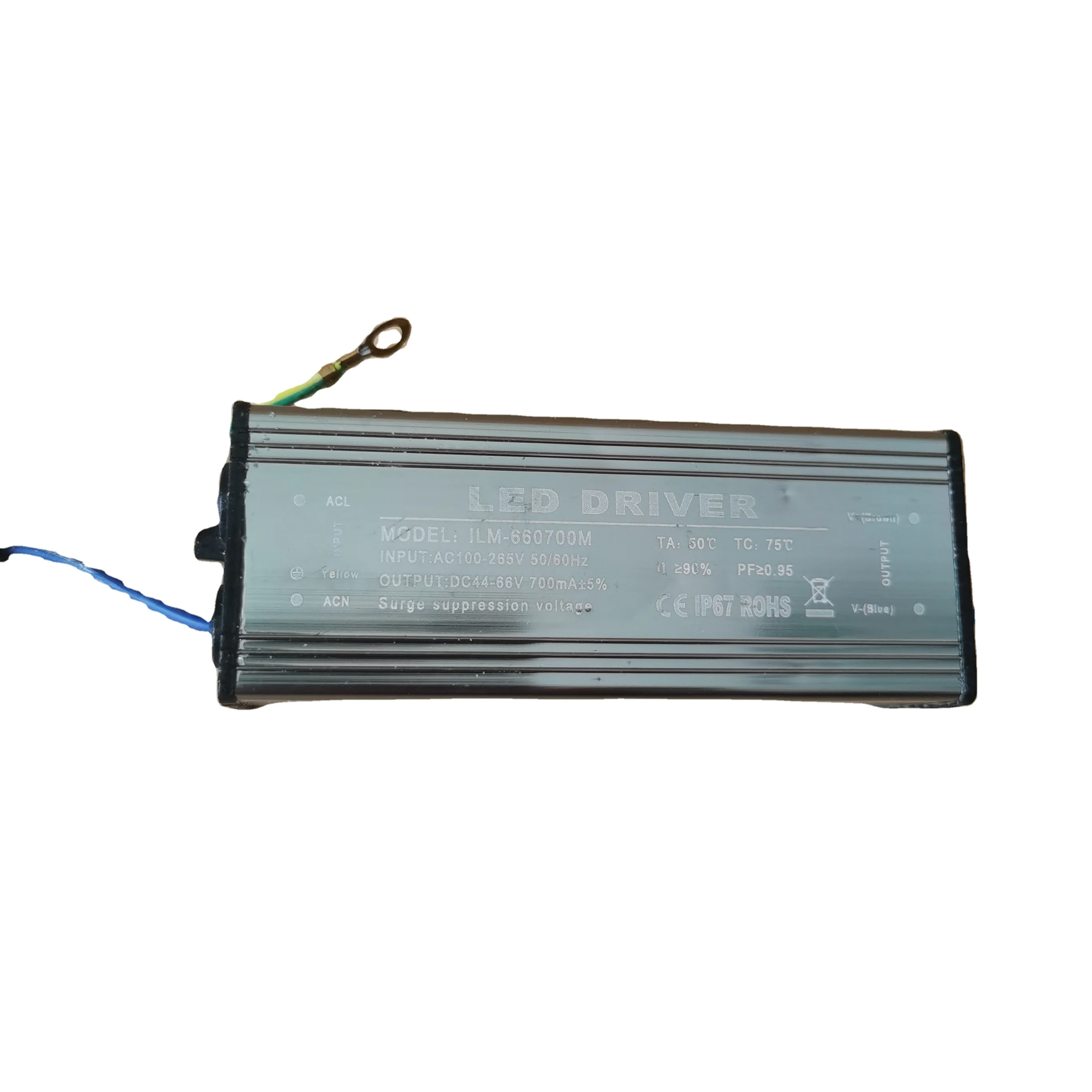 IP67 constant current full range input voltage 700mA 50W LED driver Isolation flicker free Power Supply CC LED driver