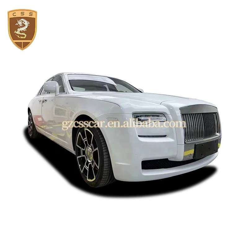 Pp Material Car Front Bumper Grille With Headlight For Rolls Royce Ghost 1 Upgrade To Generation 2