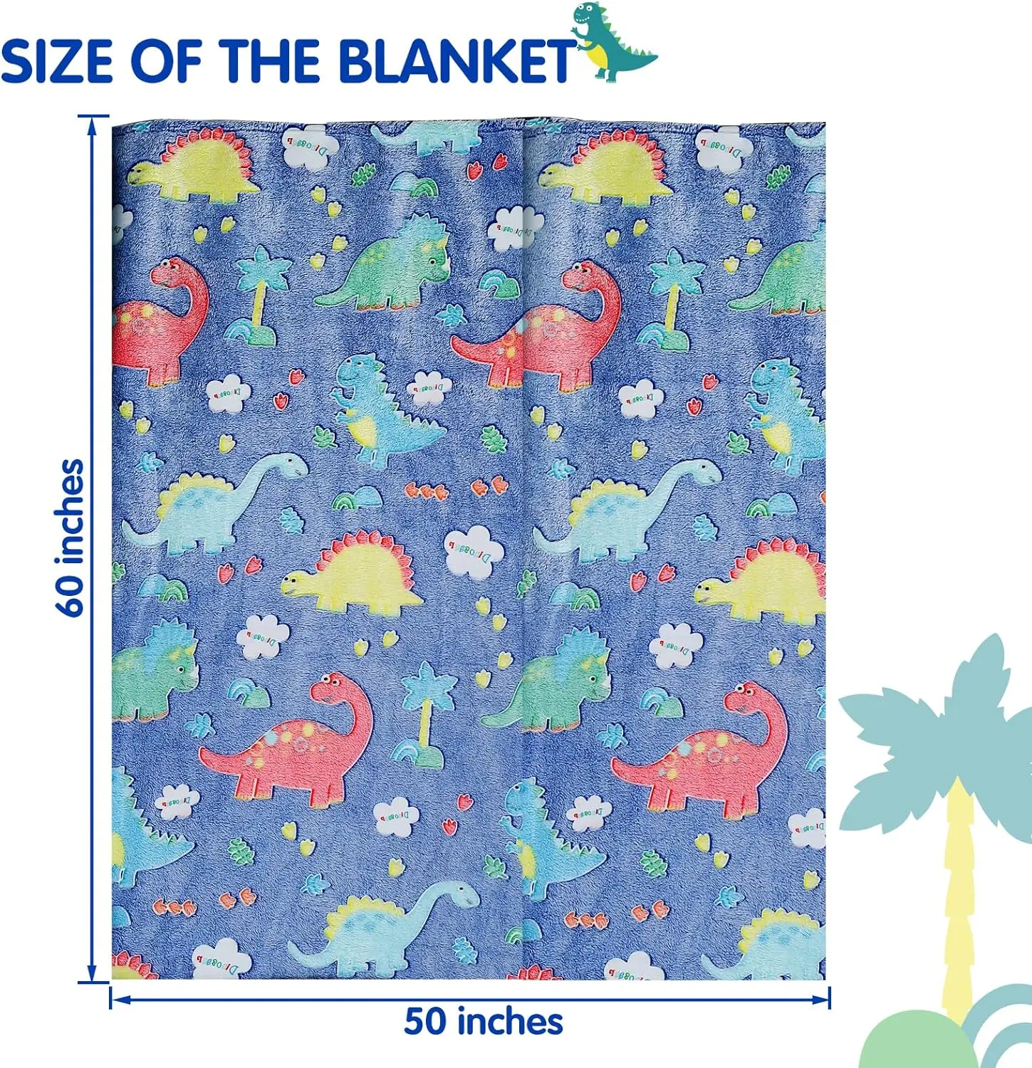 factory directly sell  Luminous Fleece Toddler blanket glow in the dark blanket for Kids Birthday Christmas