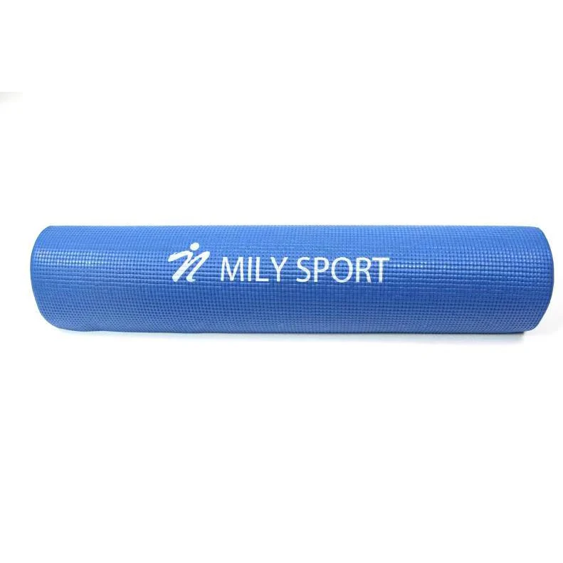 Высококачественный персонализированный Коврик для йоги Mily Sports 3 мм, 6 мм, толстый экологически чистый ПВХ коврик для йоги на заказ