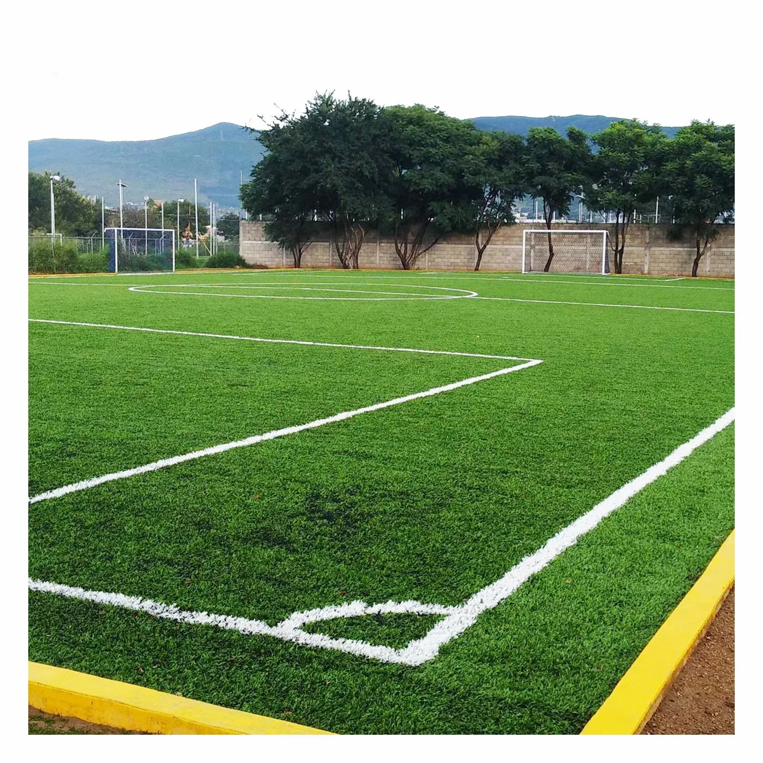 JS 2024 Football Grass 40mm 50mm Synthetic Fiber Turf Mini Football Field Artificial Grass Grama Artificial
