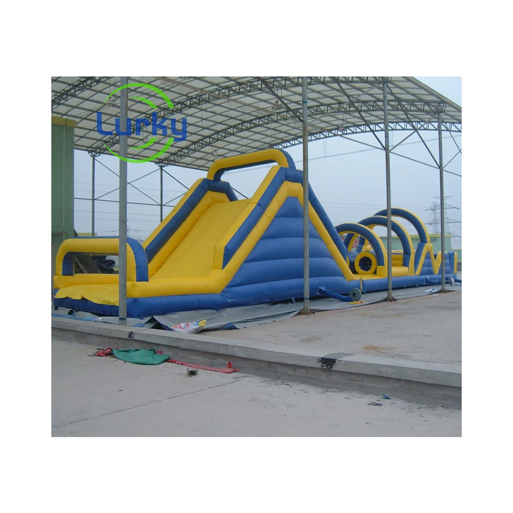 Wholesale Price Custom Outdoor Playground Large Inflatable Obstacle Course Inflatable For Kids And Adult