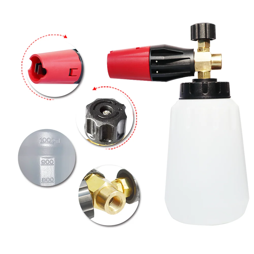 Car Washer Spray Gun For 1000mL Soap Foam Cannon Snow Foam Lance Car Wash Equipment