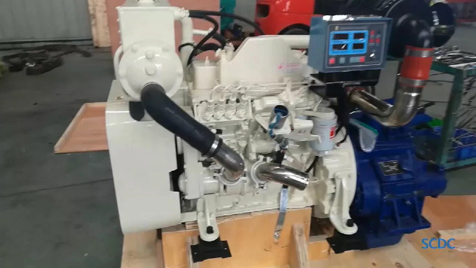 
Water cooled 130HP 4 cylinder 4bt 4BTA3.9-C130 marine engine 