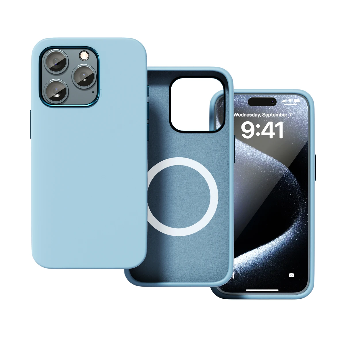 Luxury Liquid Silicone Protection Magnetic Wireless Phone Case For iPhone series With Strong Magnetism