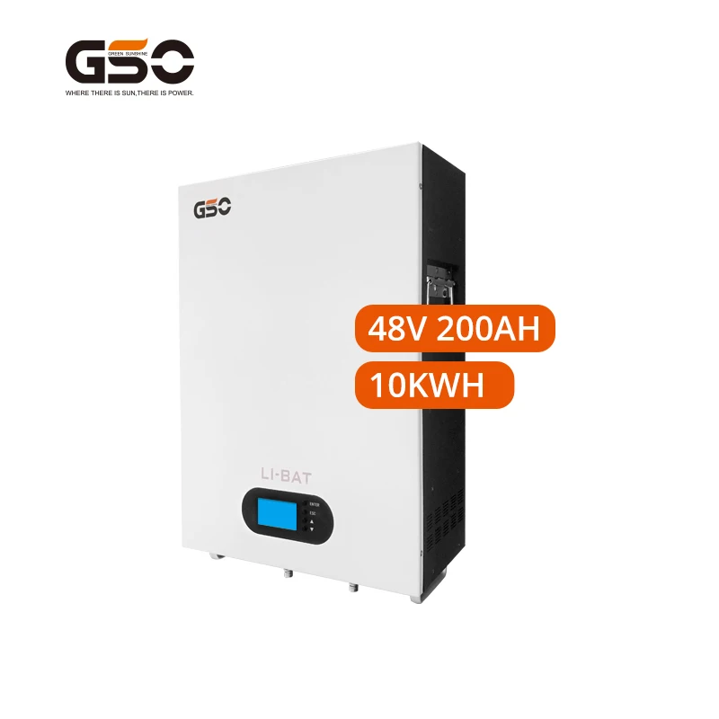 GSO 10kw Solar rechargeable Battery Backup Storage Systems lifepo4 lithium Battery