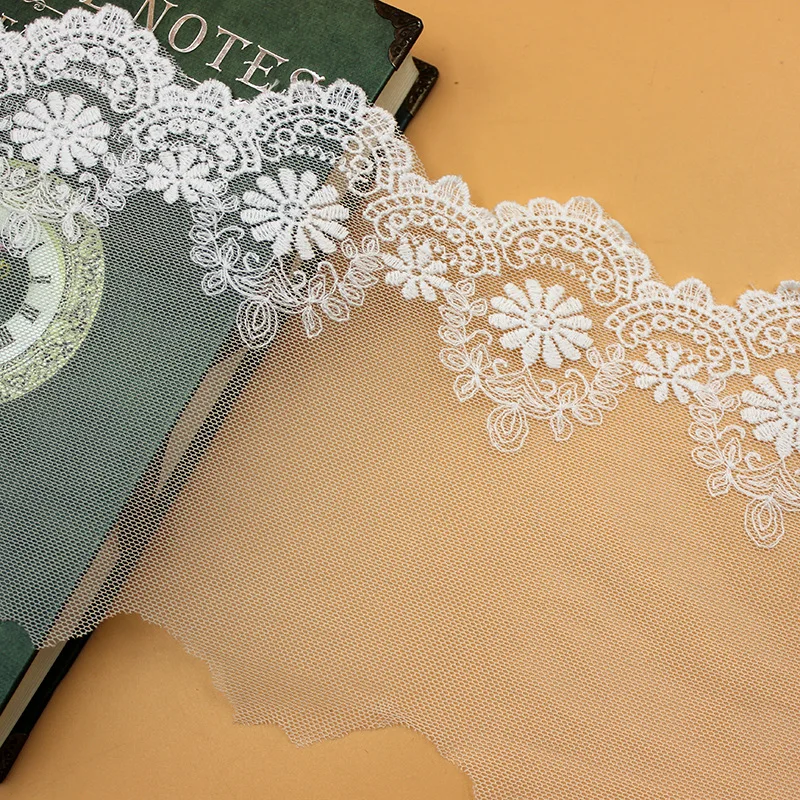 Hot Sale High quality new design cotton lace fabrics soluble lace trimming  embroidered Lace LSLJ188