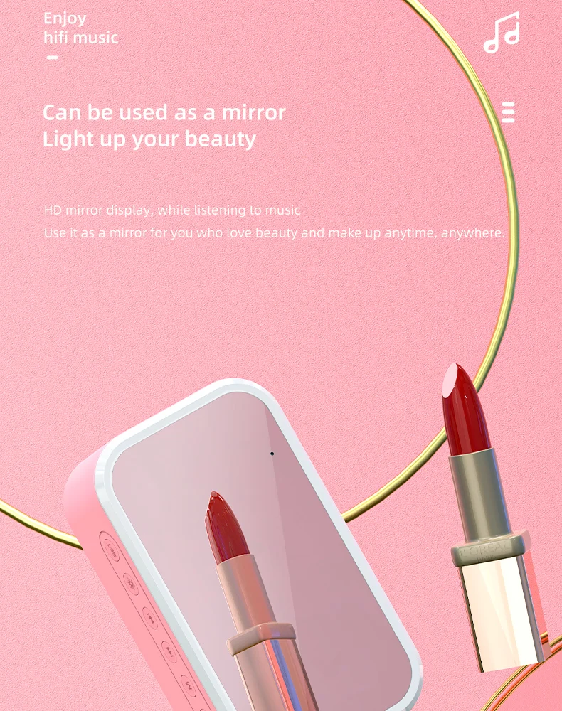 Multifunction Smart Table Clocks With Voice Prompt Mini Speaker Bluetooth High Quality Bluetooth Speaker Outdoor