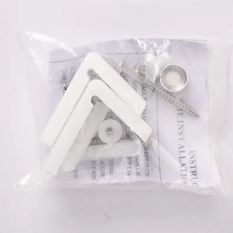 Angled Floor  2024 Horing  easy DIY Toilet side fixing screw  pack with PE bag good quality  bathroom accessories  for bathroom