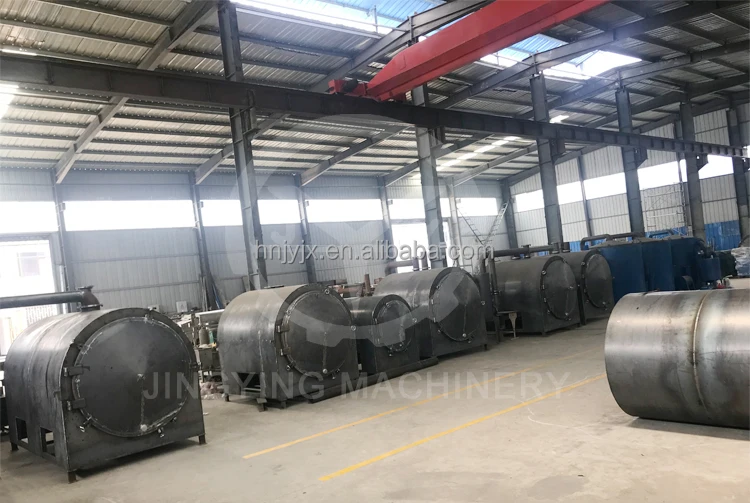 Wood charcoal briquette coconut shell bamboo carbonization furnace for sale biochar machine wood vinegar