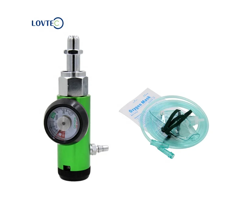 Lovtec wholesale brass medical oxygen regulator iso oxygen pressure reducer gas outlet for cylinder