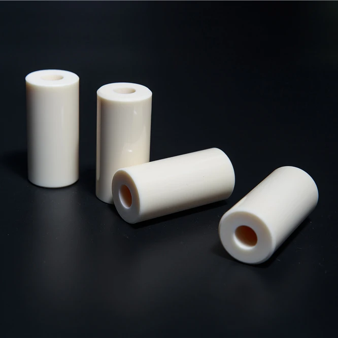 custom alumina insulating bush industrial ceramic insulating Porcelain sleeve Alumina ceramic tube