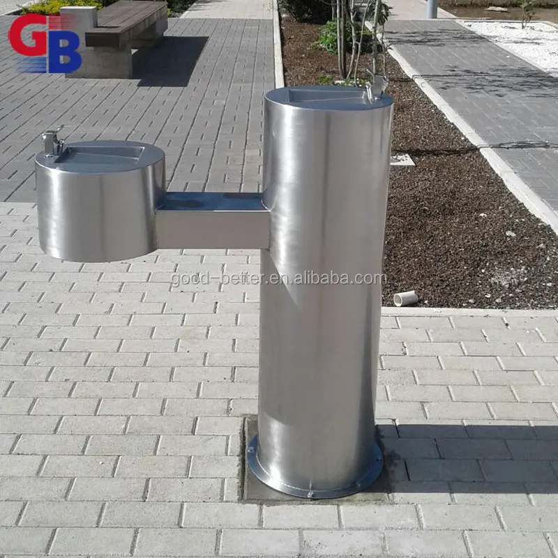 SDF1010137 лидер продаж уличный питьевой фонтан из нержавеющей стали с боковой раковиной