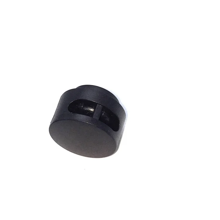 Antiskid Buckle Black Plastic Shoes Buckle Shoelace Decorations Outdoor Running Sport Rope Clamp Cord Locks Stopper