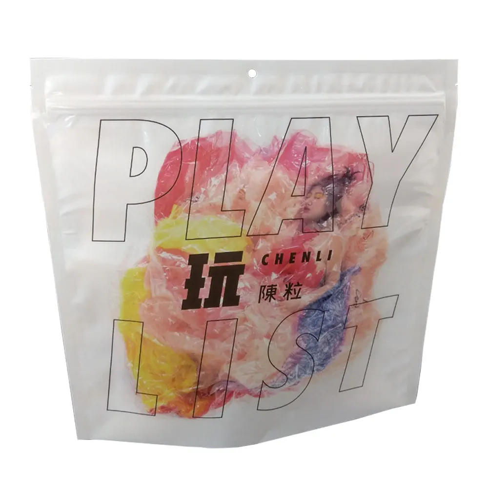 Wholesale price PET CPP material structure colored ziplock bag