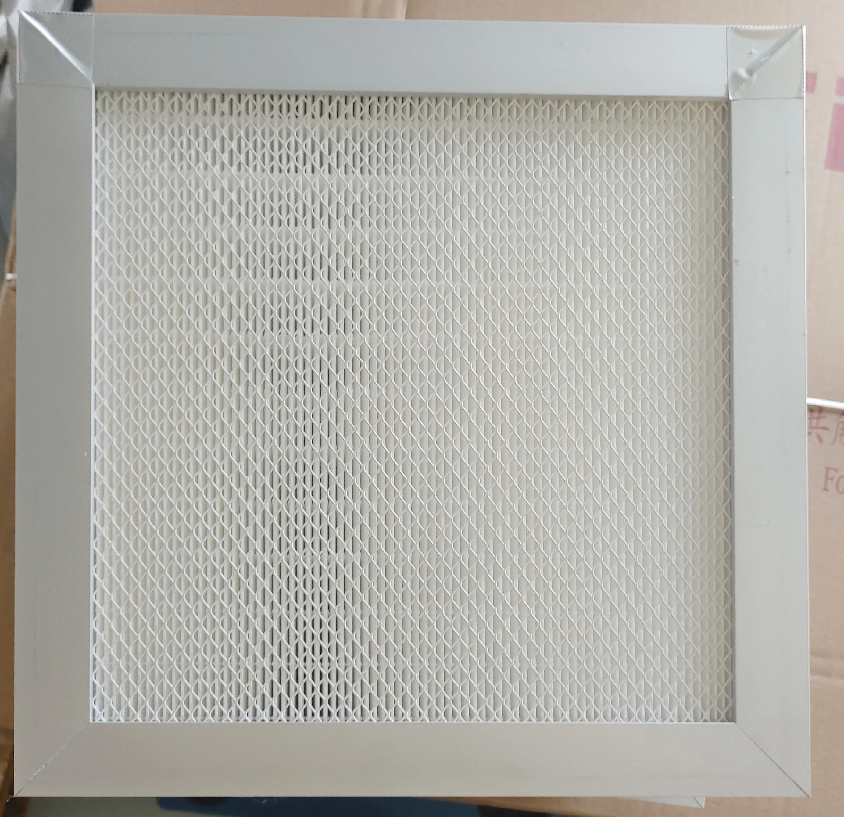 Customized Gelseal Hepa Filter H13 Minipleat For HVAC Cleanroom Hospital Ventilation