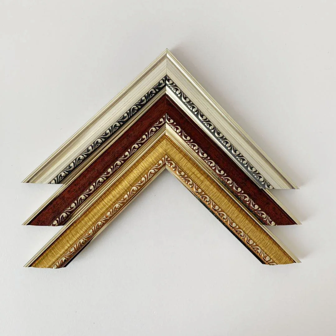 2024 new product Eco friendly PS frame moulding striated decorations PS Photo Frame moulding profile