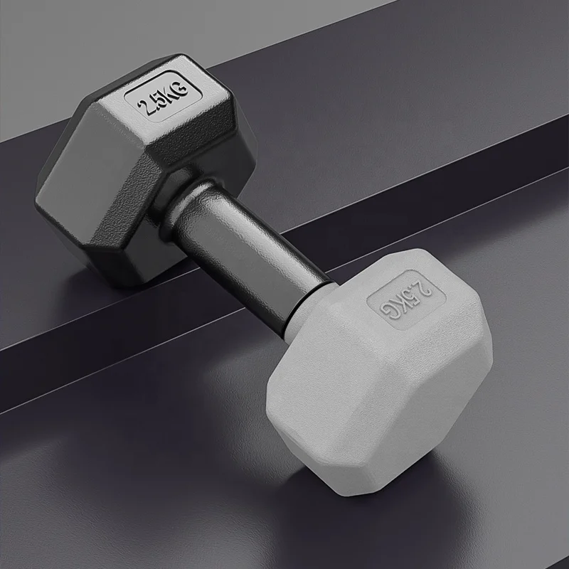 Фитнес-оборудование для домашнего тренажерного зала, мужские бетонные гантели, шестигранные гантели, купить онлайн