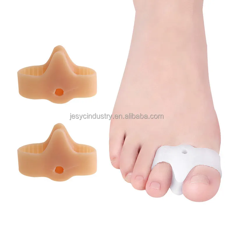 Foot Care Accessory Hallux Valgus Overlapping Toes Bunion Protector Sleeve Toe Separator Silicone Valgus Toes Sleeves Corrector