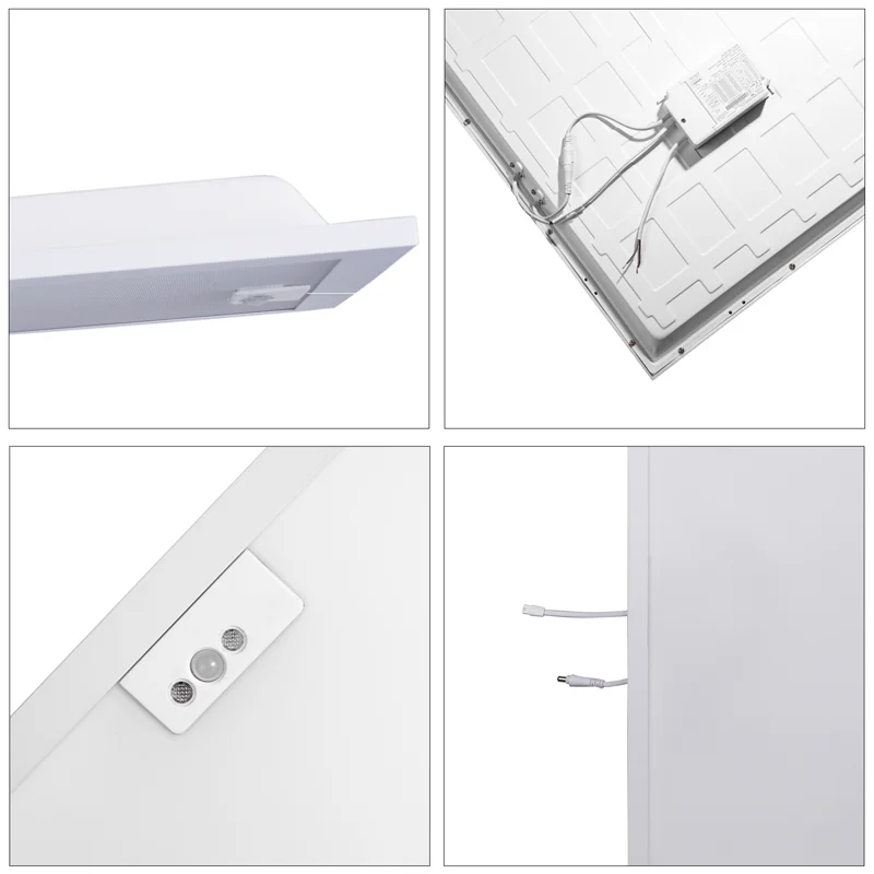 Intellibond Commercial Smart Hospital Emergency Dimmable Office Built-In Lamps Led Panel Light With Motion Sensor PIR