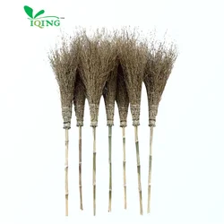 Broom suppliers provide a large number of outdoor cleaning long-handled bamboo brooms
