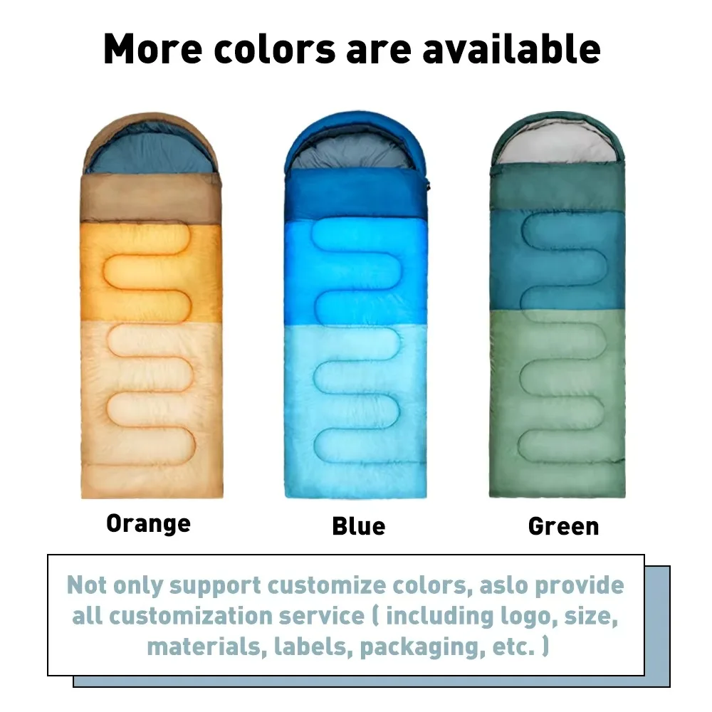 High Quality Outdoor Envelope Style Emergency Sleeping Bag for Adults for Camping and Tent Use