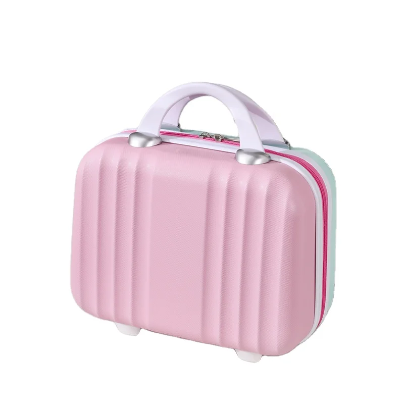 NEW Fashion Small Makeup Bags 14 Inch Girl Mini Case Travel  Woman Suitcase Custom Logo Hand luggage