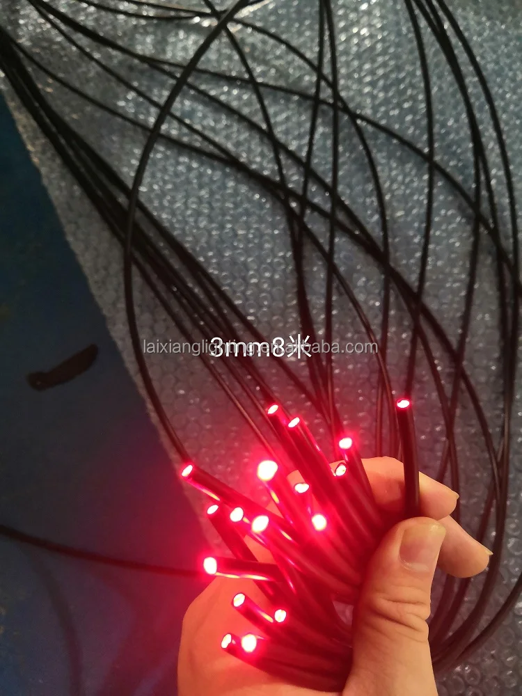 3mm black fiber
