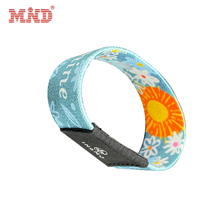 Factory Price Writable Waterproof Passive NFC Bracelet RFID Elastic Rope wristband