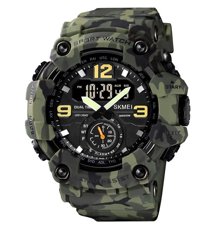 SKMEI 1637 Shock Watches Men Wrist Relojes Hombre Digital Sports Waterproof Watch Wholesale