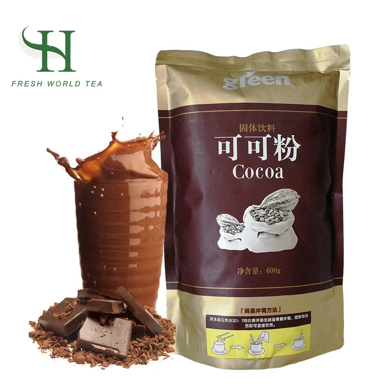 Three in one cocoa powder ingredients mellow and delicious chocolate milk tea raw materials