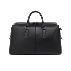 Guangzhou bsci manufacturer customized top grade men genuine leather duffel bag