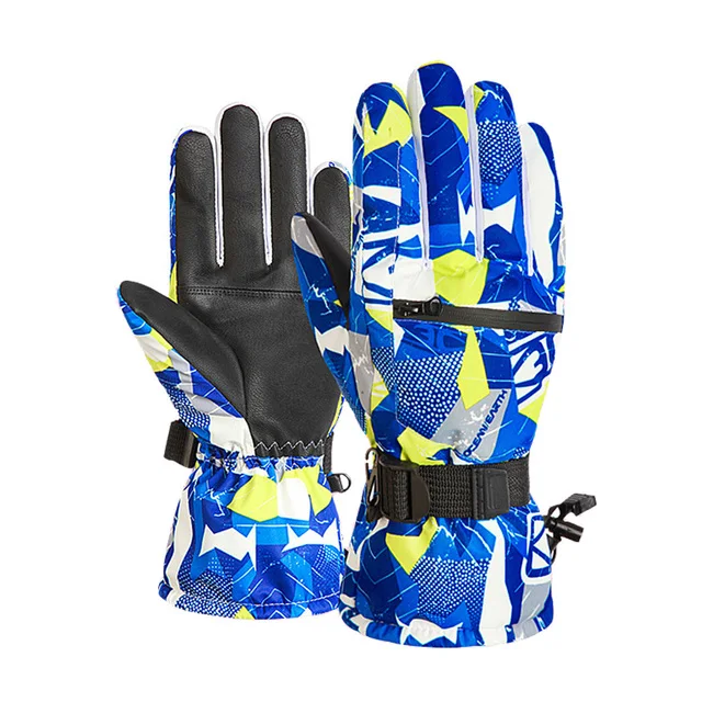 Зимние водонепроницаемые ветрозащитные лыжные перчатки на заказ для езды на мотоцикле и сноуборде