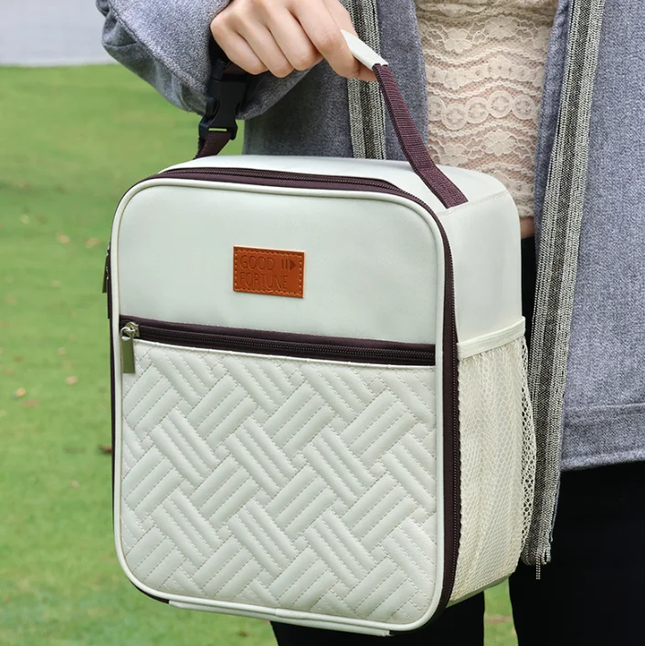 High Capacity Thickened Insulated Lunch Box Bag Cooling Insulated Bag for Picnic Work