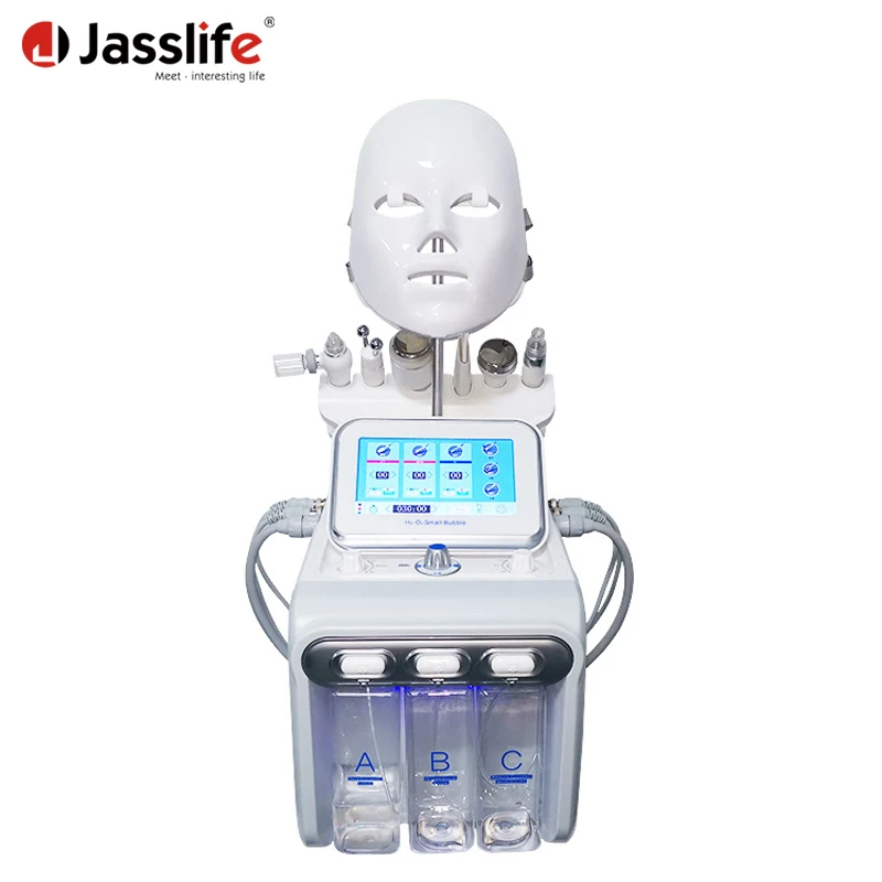Jasslife Multifunctional RF 7 in 1 Skin Beauty Hydrogen Hydrodermabrasion Microdermabrasion Facial Hydra Small Bubbles Machine