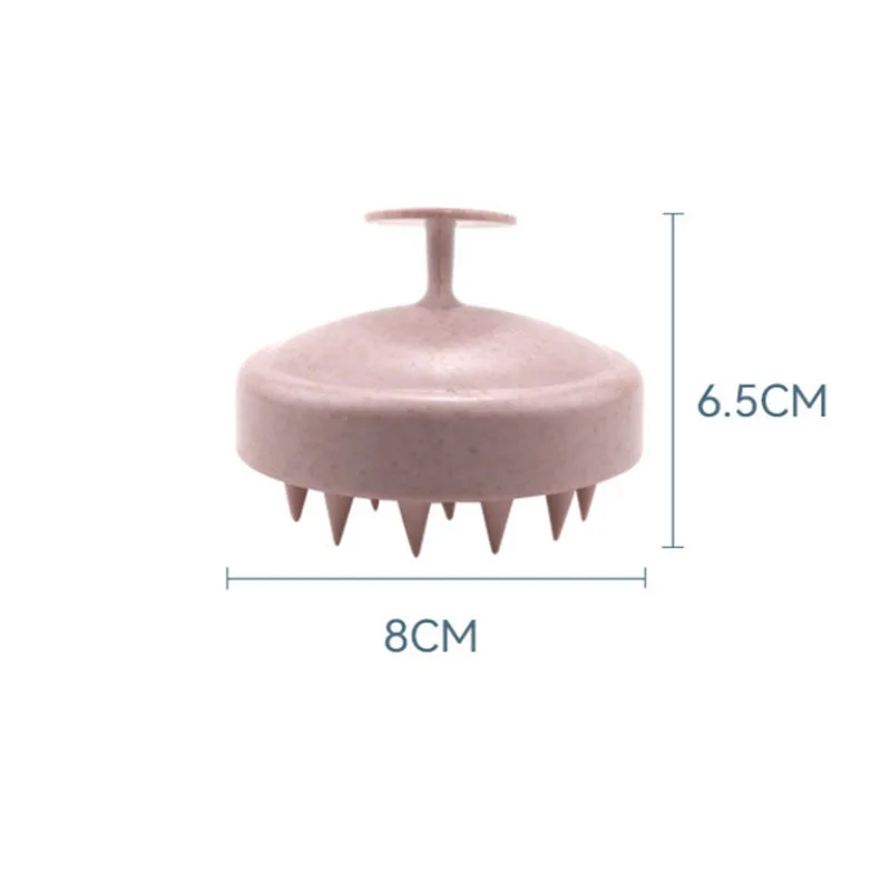 Wholesale Multi-Purpose Hair Care and Styling Artifact Soft Silicone Shampoo Brush for Scalp Cleaning and Bath Comb
