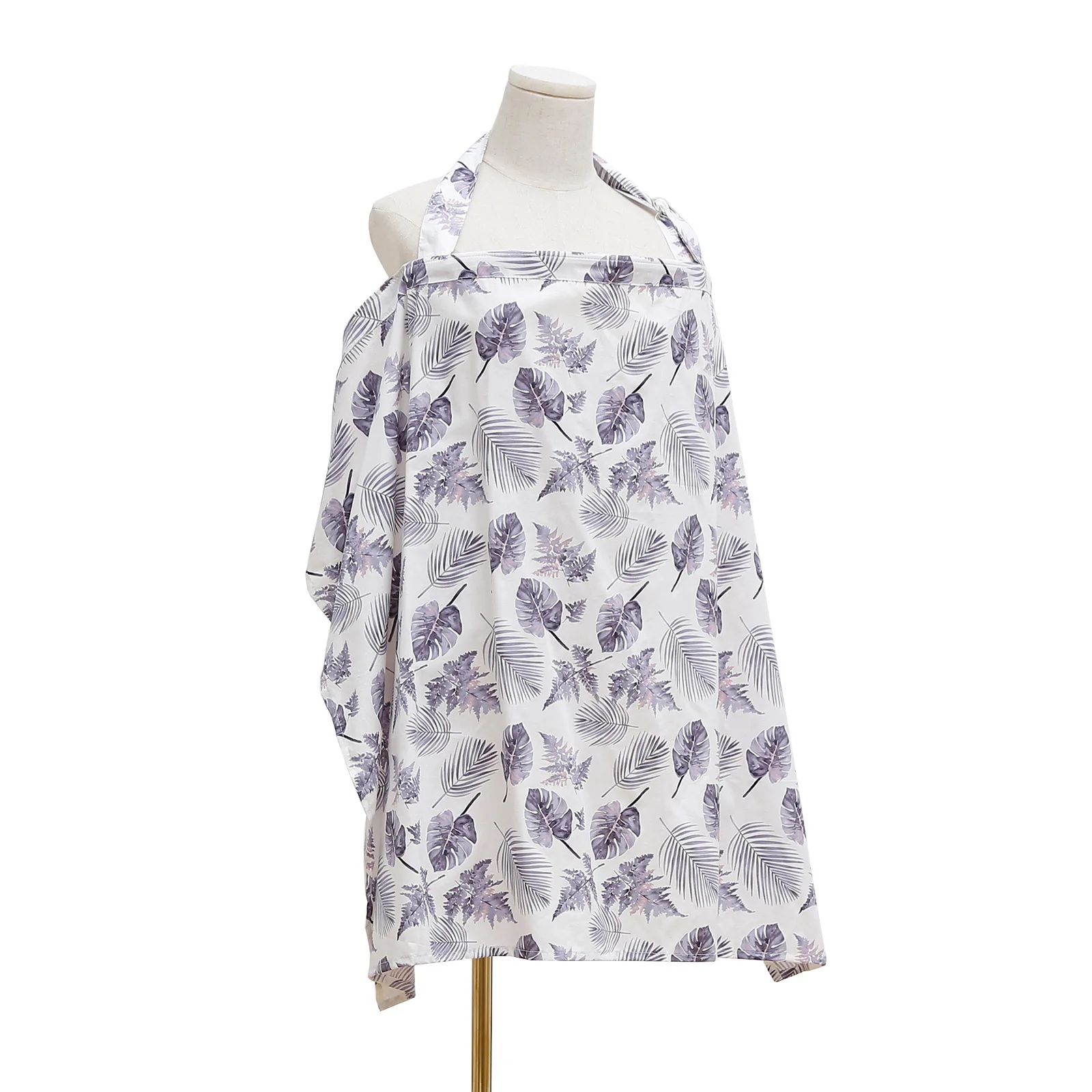 High Quality Cotton Muslin Nursing Cover For Baby Feeding Breathable Nursing Covers Feeding Apron