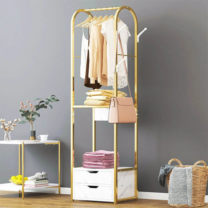 Hot Selling Latest Design Portable Adjustable Steel Garment Rolling Racks Heavy-Duty Clothes Rail for Durable Storage Use