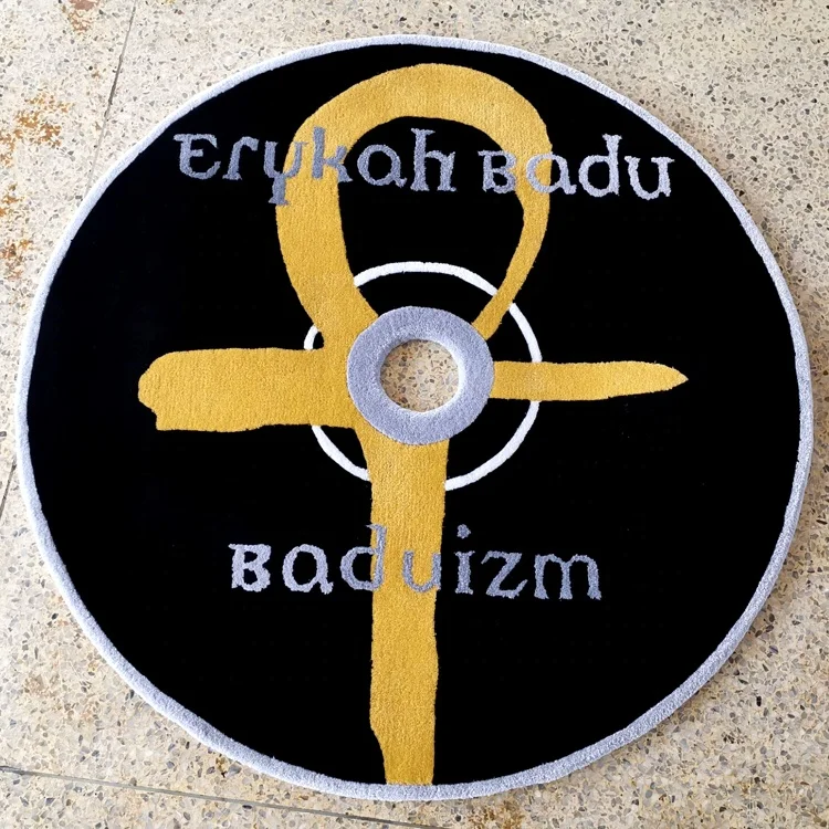 Запись музыки пользовательской формы коврик CD ковер Круглый Ковер 3D Логотип