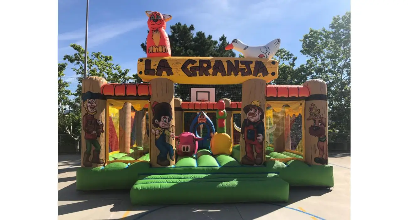 Inflatable mobile farm land park zenon theme farm park