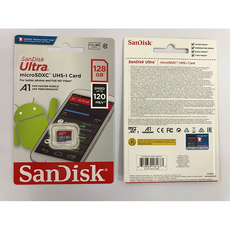 SDSQUA4-128G-GN6MN ультра TF U1 A1 120