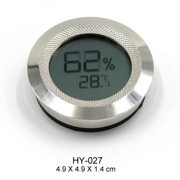 NEW Digital Hygrometer for cigar humidor with Metal Frame with LCD screen cigar accessories